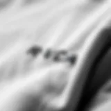 Close-up of the RVCA sweatshirt fabric showcasing its texture and quality