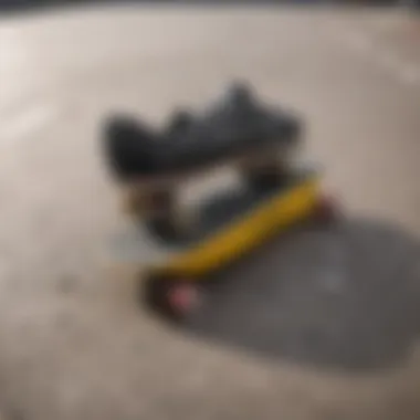 Essential Gear: The Cornerstone of Skateboarding Culture Close-up of essential skateboarding gear laid out on a surface