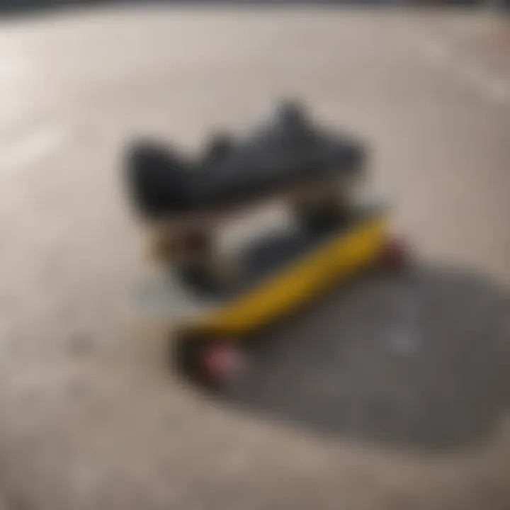 Essential Gear: The Cornerstone of Skateboarding Culture Close-up of essential skateboarding gear laid out on a surface