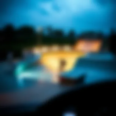 An artistic representation of the evolution of skate park simulators