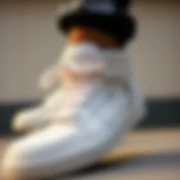 Detailed view of Supra Skytop showcasing its unique design elements