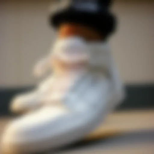 Detailed view of Supra Skytop showcasing its unique design elements
