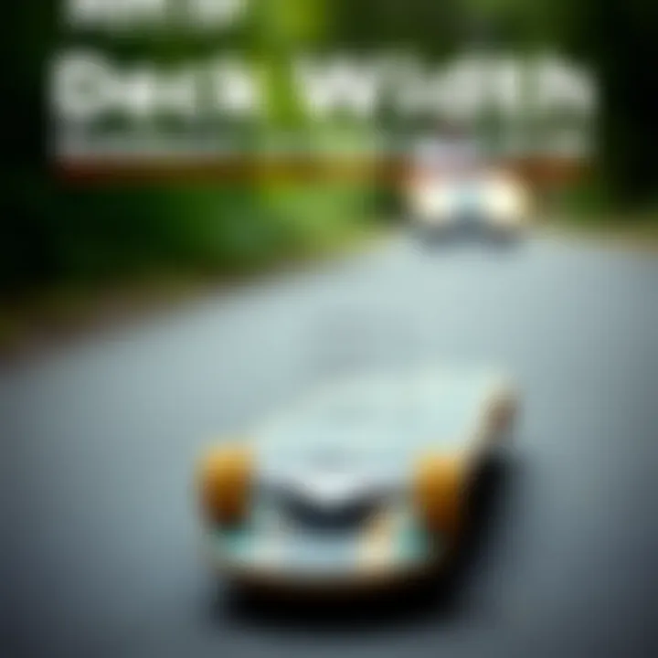 Deck Width Comparison Illustration comparing different skateboard deck widths and their impact on performance