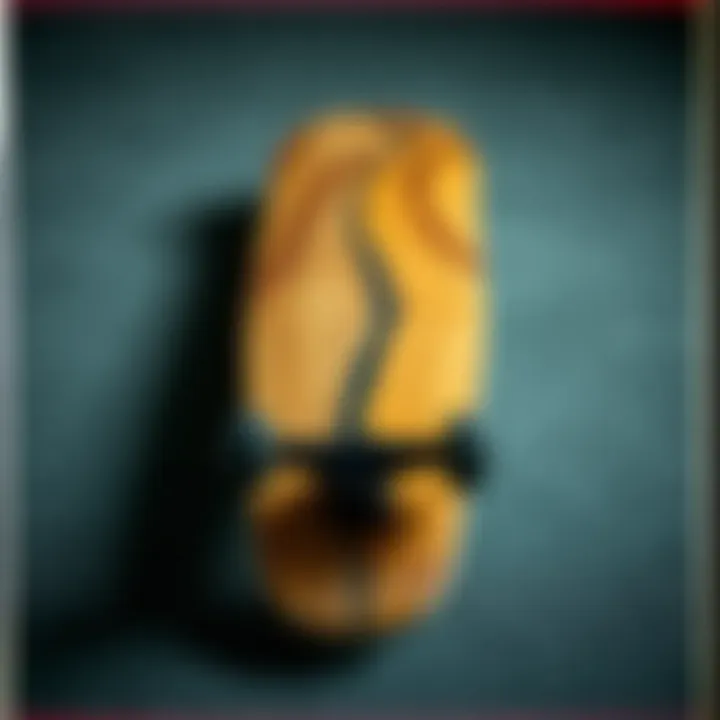 Skateboard Deck Materials Materials used in skateboard deck construction, highlighting wood and composites