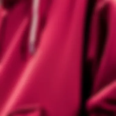 Detailed View of 3XL Hoodie Design Close-up of fabric and design elements of a 3XL hoodie