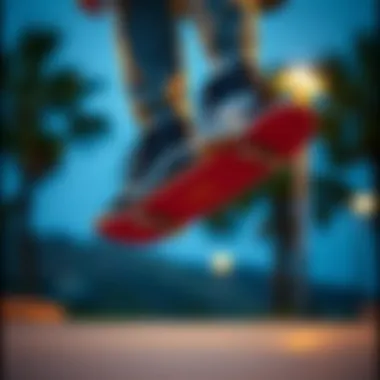 A skateboarder performing a trick while wearing Vans Authentic High Pro shoes