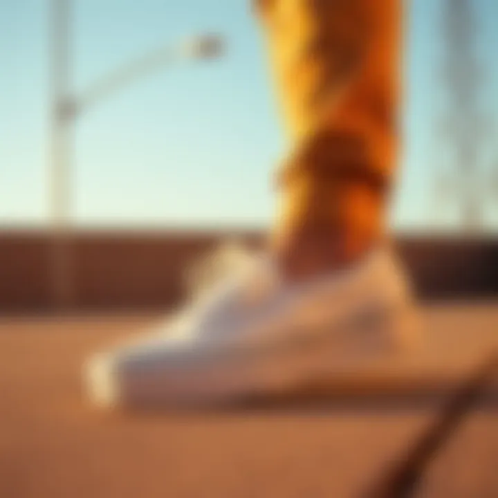 Vans Classic Slip-On Platform styled with casual streetwear