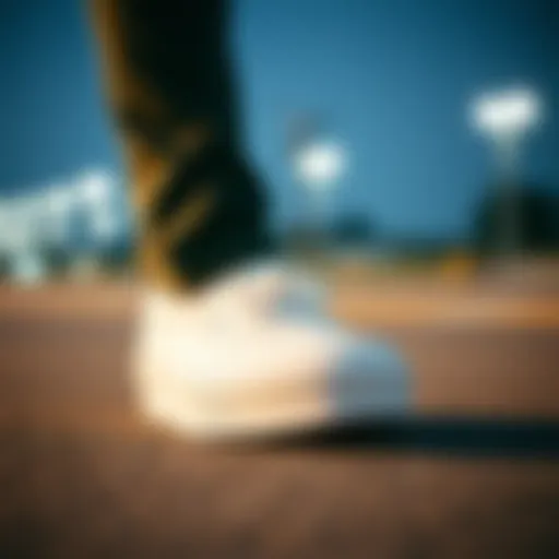 Vans Classic Slip-On Platform showcasing its sleek white design