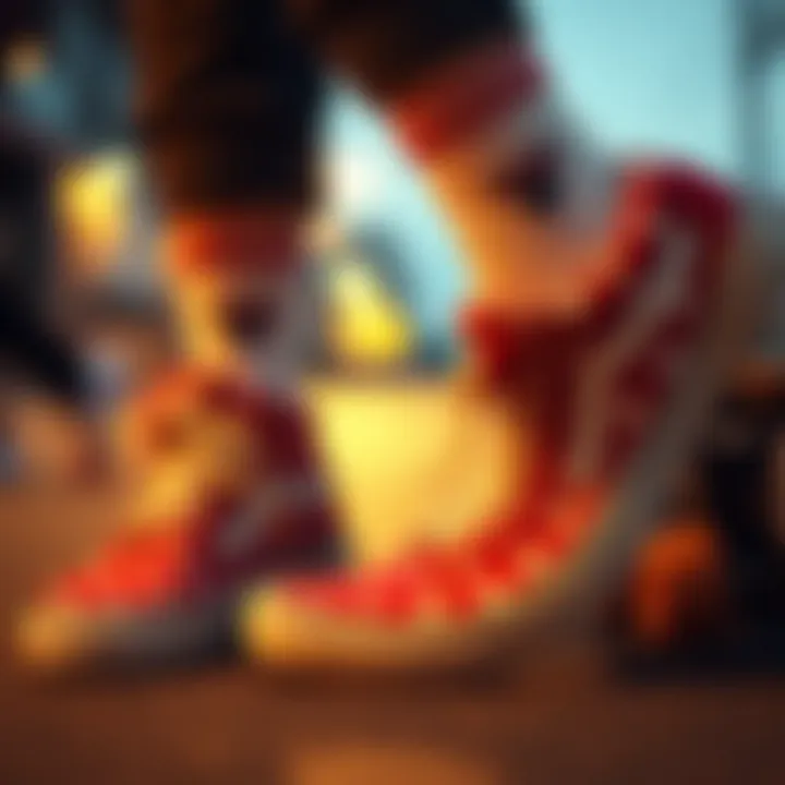 Fashionable Pairing with Streetwear Fashionable pairing of Vans Minnie Mouse Shoes with streetwear