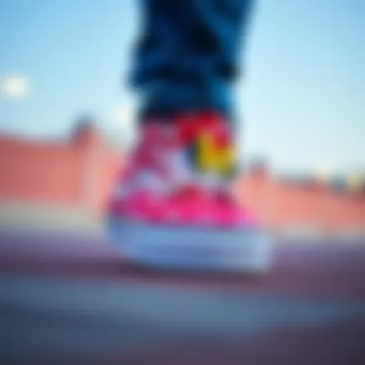 Vans Minnie Mouse Shoes showcasing vibrant design