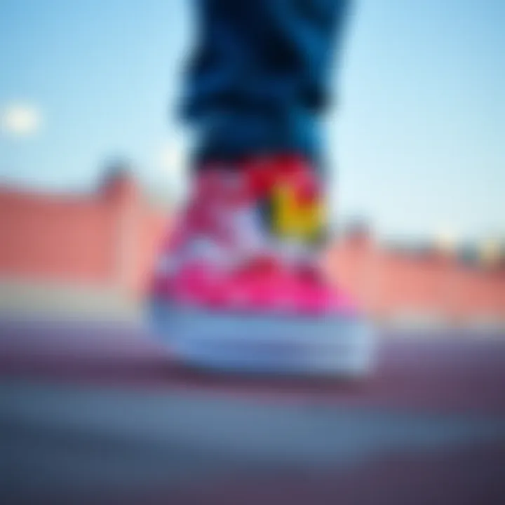 Vibrant Design of Vans Minnie Mouse Shoes Vans Minnie Mouse Shoes showcasing vibrant design