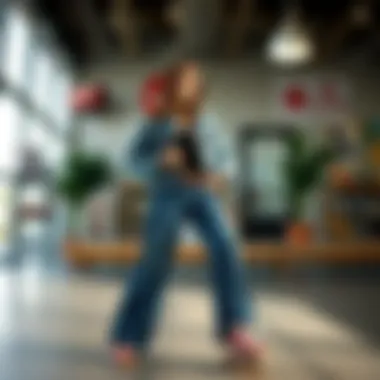 Fashion Forward: Styling Wide Leg Dickies Stylish outfit featuring wide leg Dickies in a contemporary fashion setting