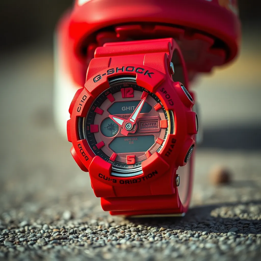 The All-Red G-Shock: A Bold Statement in Skate Culture