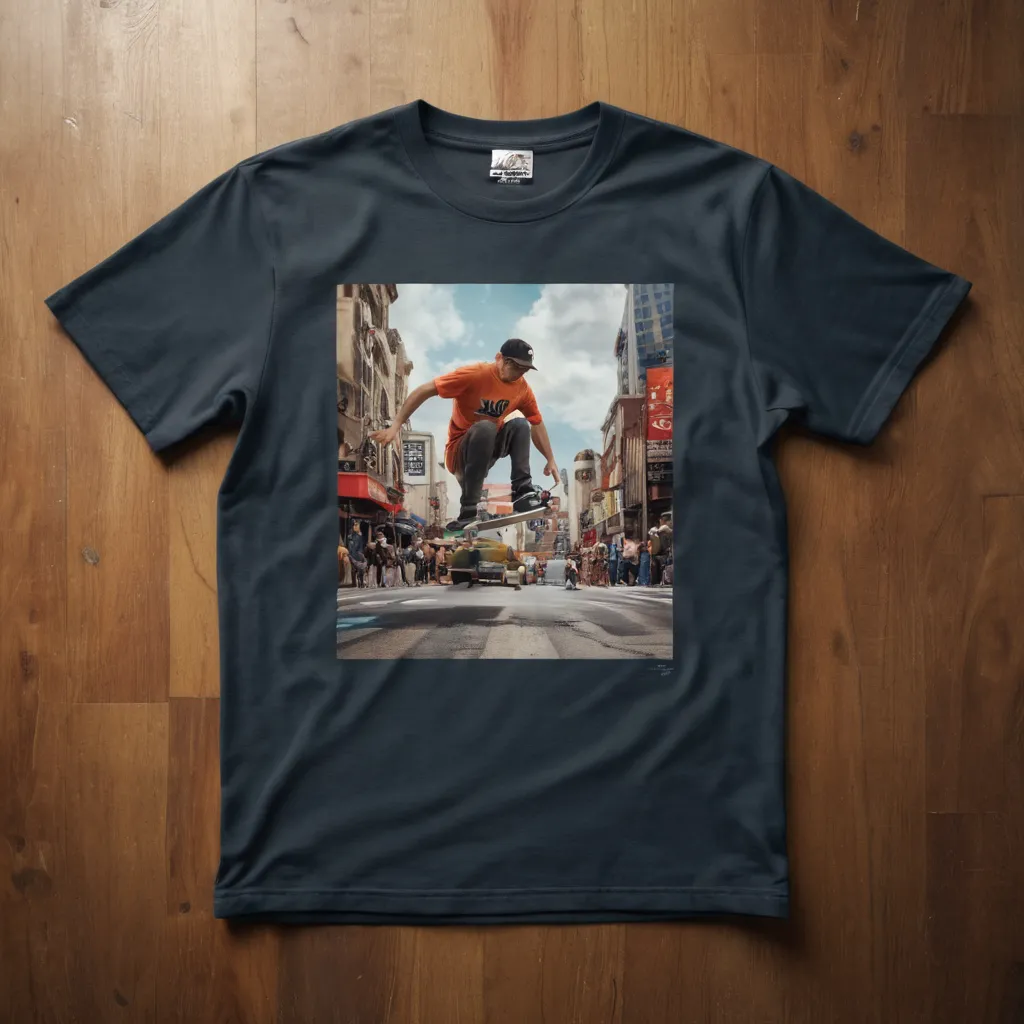 Hamster Riding A Skateboard T-shirt Design Vector Download